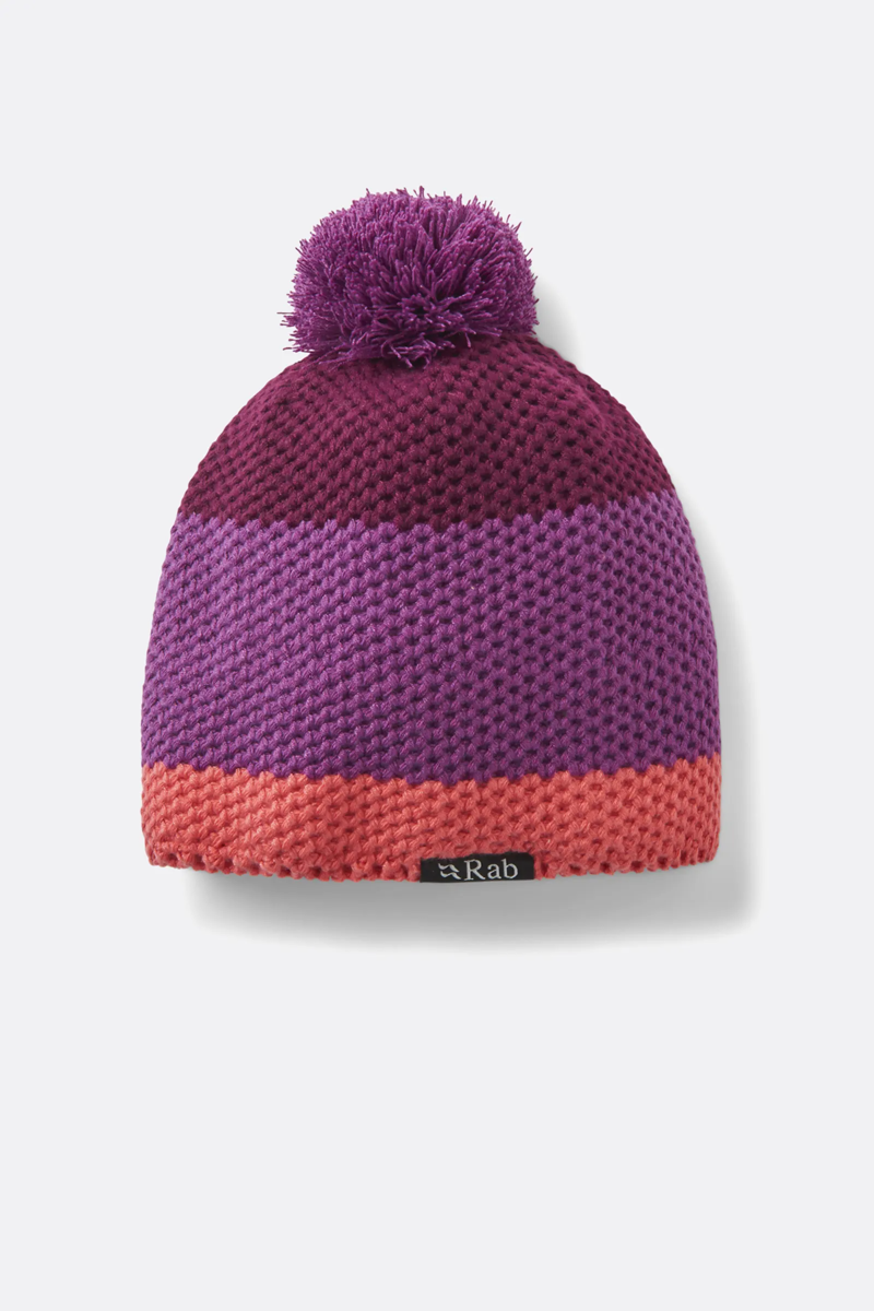Rab Monzino Bobble Beanie in Mulberry