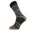 Gemjar Nordic Pattern Socks Mens in Brown and Grey