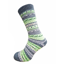 Gemjar Nordic Pattern Socks Mens in Green and Grey