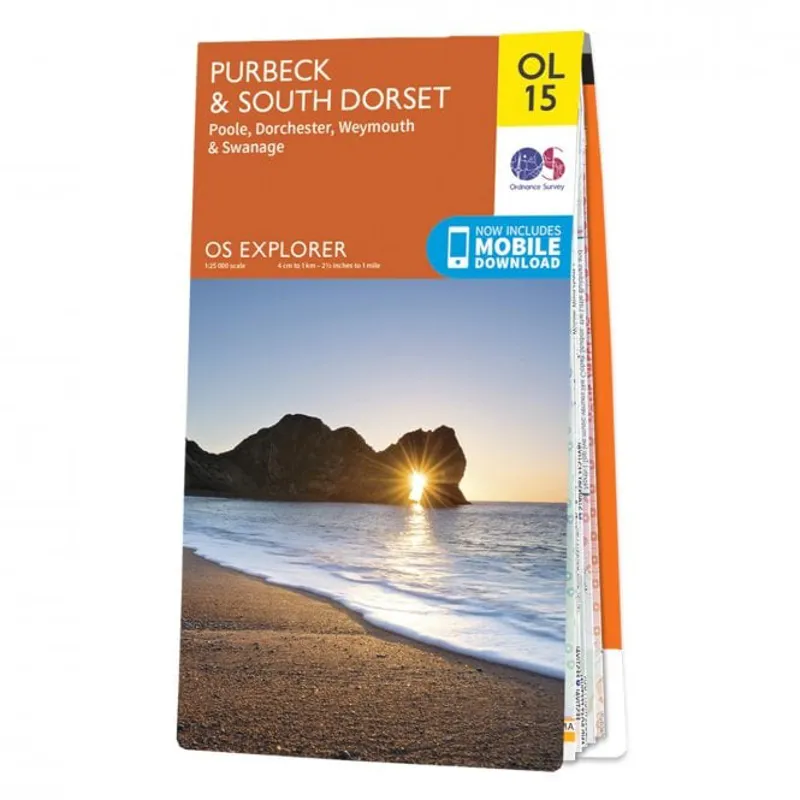 Ordnance Survey Explorer map - OL15 Purbeck and South Dorset