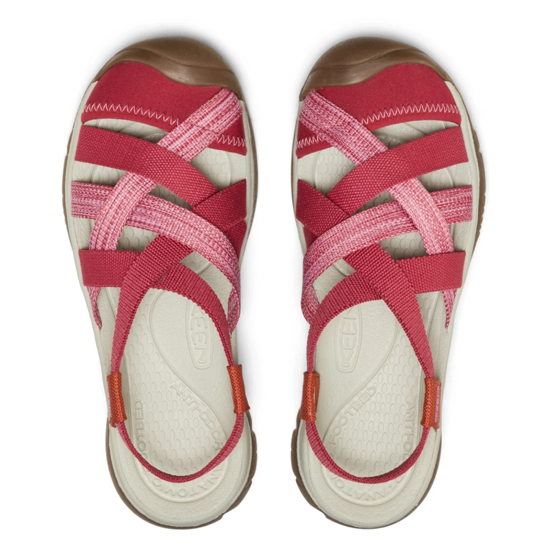 Whisper Lattice W Sandals in Garnet/Burnt Brick-2