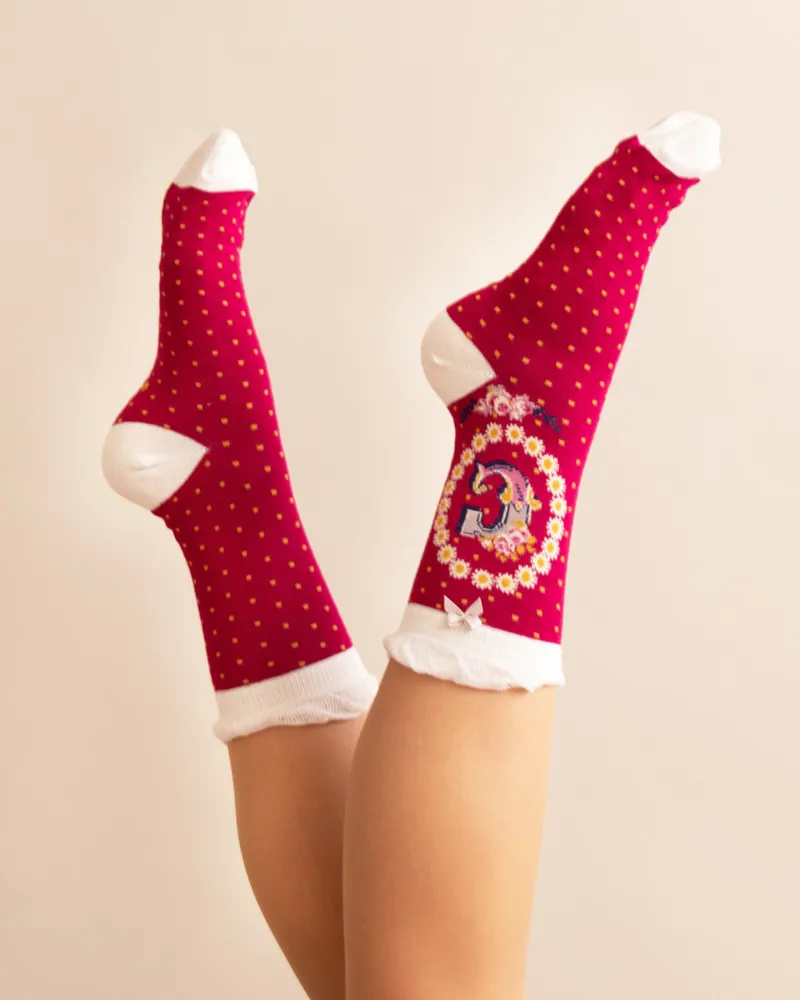 Powder A-Z socks Ladies C-1