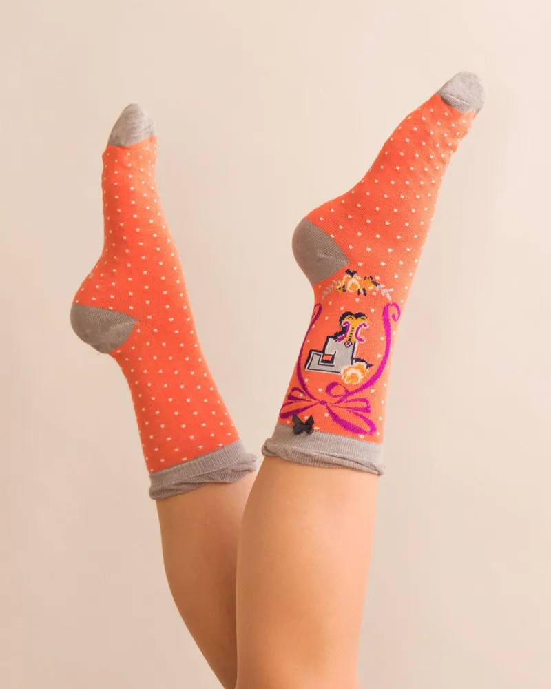 Powder A-Z socks Ladies F-1