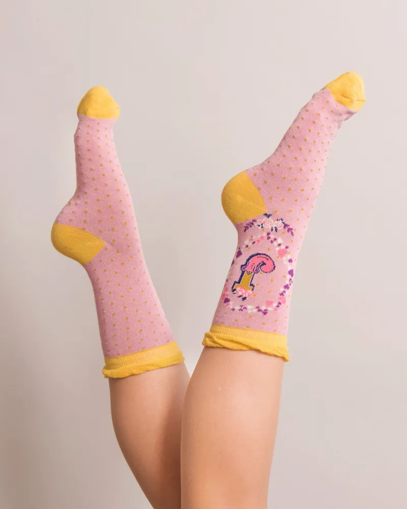 Powder A-Z socks Ladies J-1