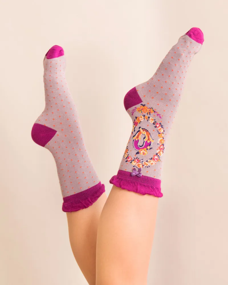 Powder A-Z socks Ladies Q-1