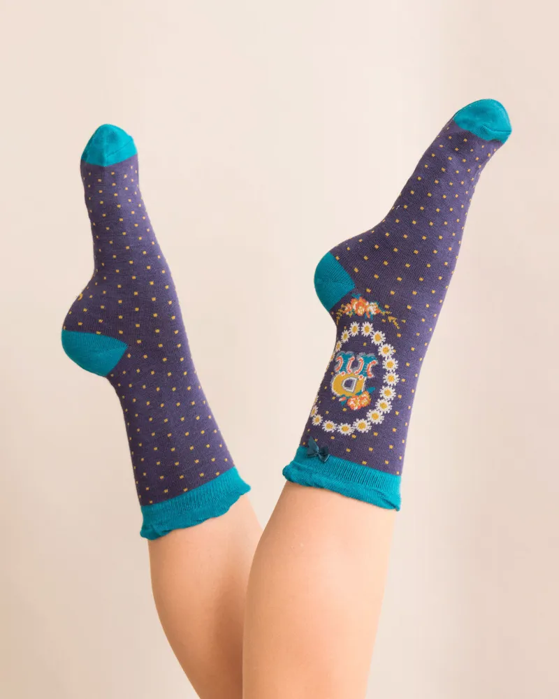 Powder A-Z socks Ladies R-1