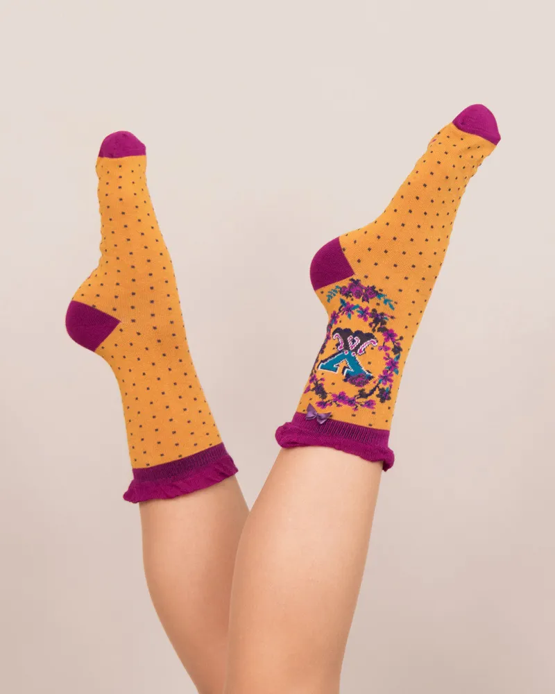 Powder A-Z socks Ladies X-1