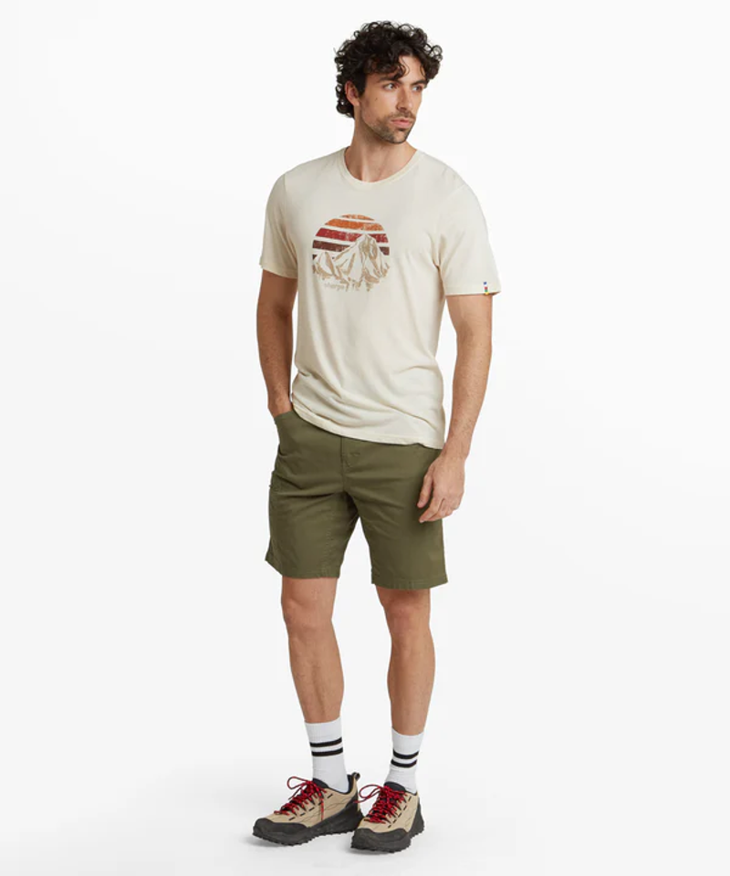 Sherpa Bali Retro Sunset Tee Mens in Peetho-2