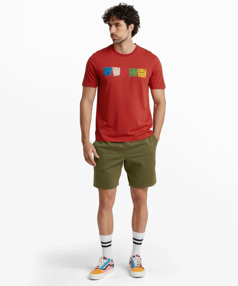 Sherpa Palmo Shorts Mens in Evergreen-2