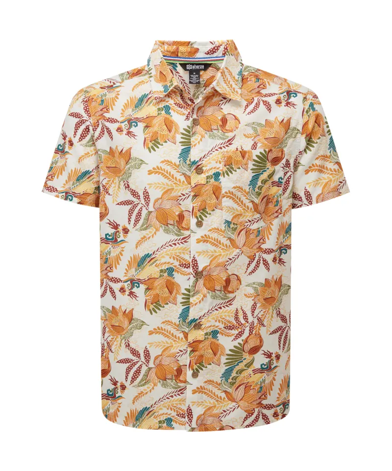 Sherpa Pheonix SS Shirt Mens in Peetho