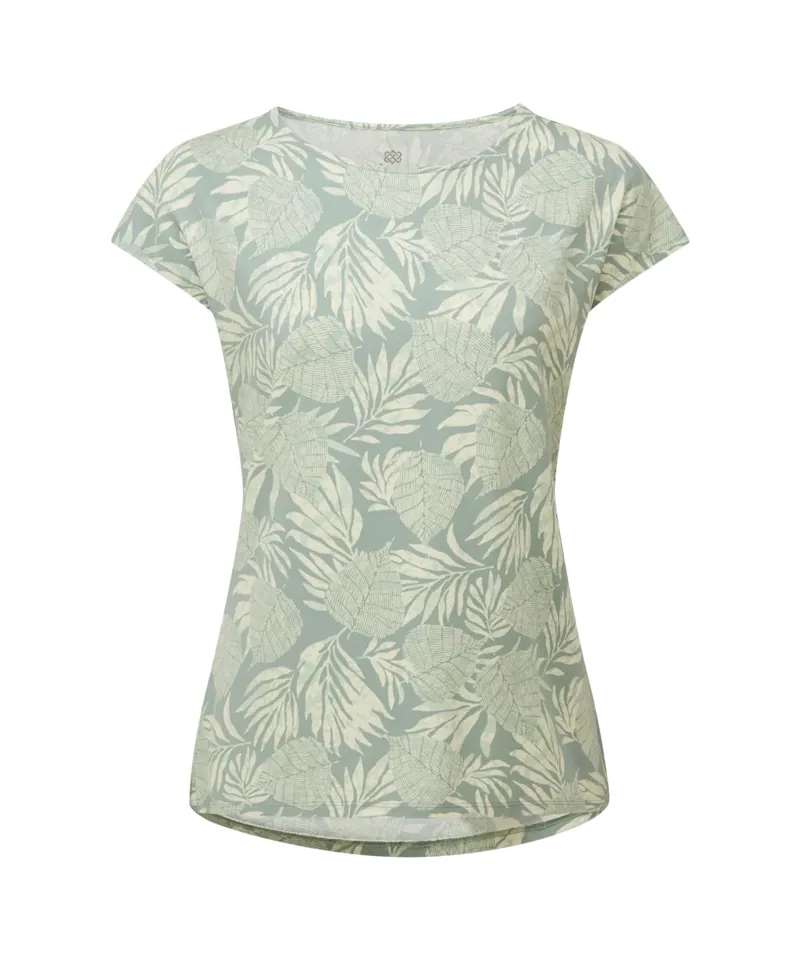 Sherpa Neha Tee Womens in Celery Bhodi Leaf