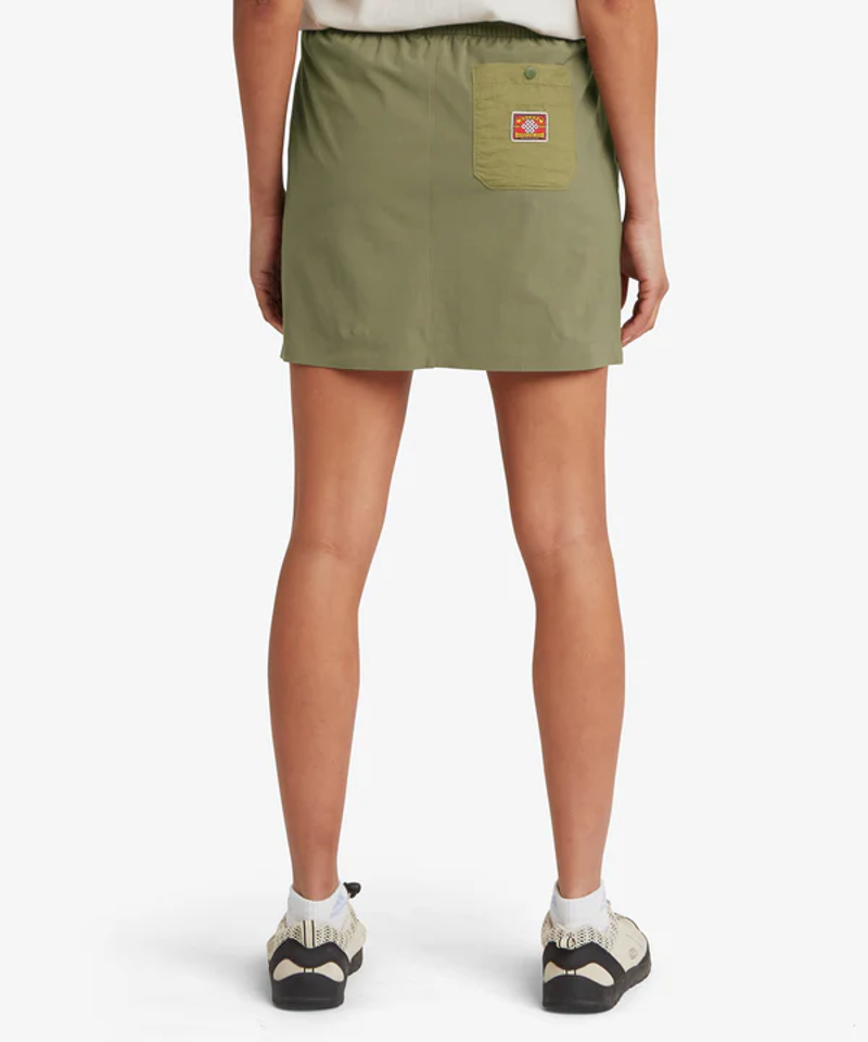 Sherpa Tarcho Retro Skort Womens in Olive -4