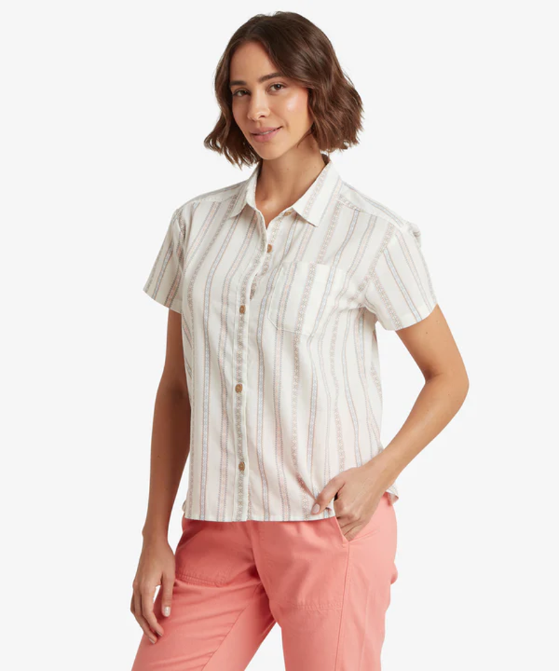 Sherpa Jaya Camp Shirt Womens in Katha Patti Stripe-6