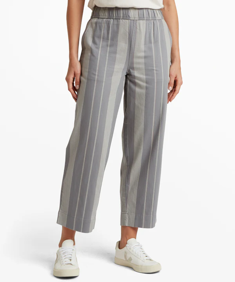Sherpa Palmo Ankle Pull On Pant Womens in Stormy Stripe-3