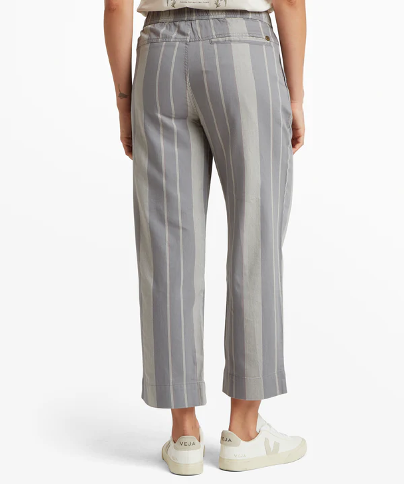 Sherpa Palmo Ankle Pull On Pant Womens in Stormy Stripe-6