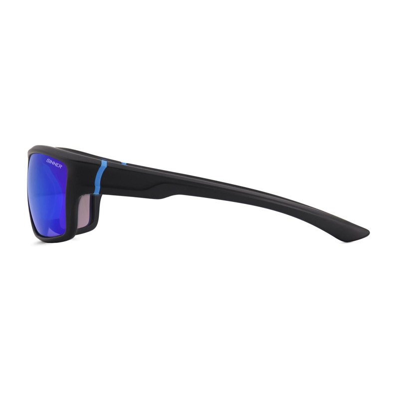 Sinner Cayo Sunglasses in Matte Black/ Ice Blue-2