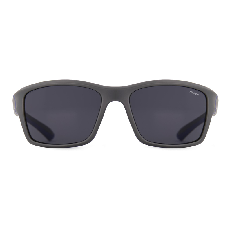 Sinner Cayo Sunglasses in Matte Grey/Blue Smoke-1