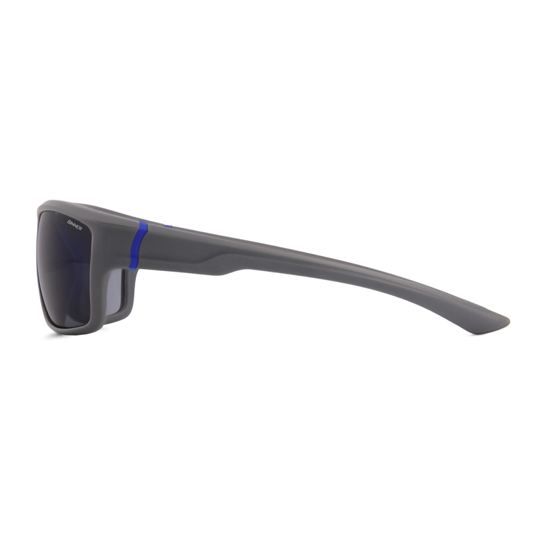 Sinner Cayo Sunglasses in Matte Grey/Blue Smoke-2