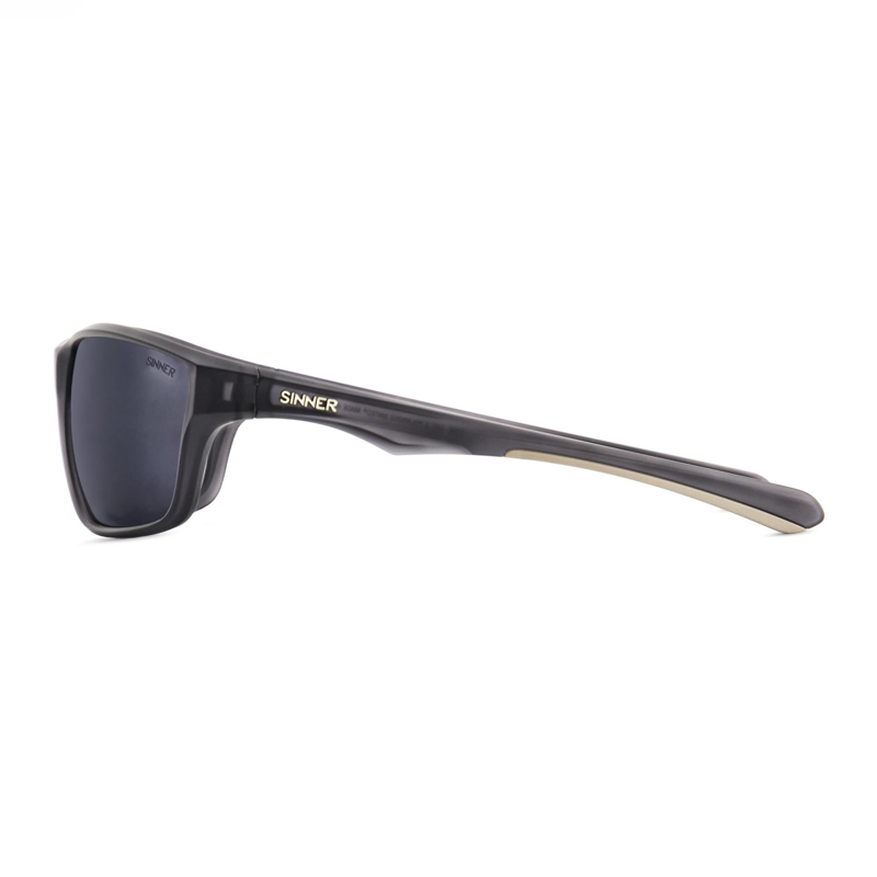 Sinner Eyak Polarised Sunglasses in Black/Smoke Flash-2
