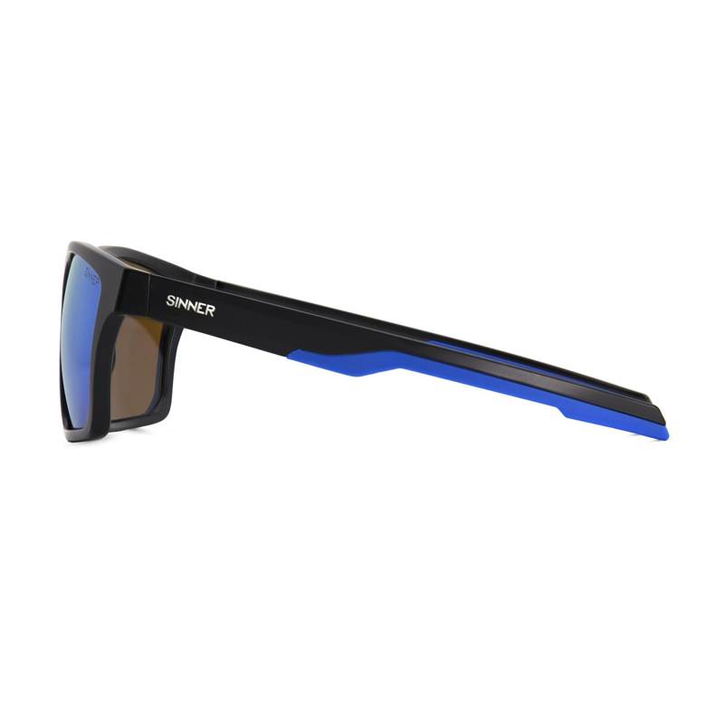 Sinner Arary Polarised Sunglasses in Matte Black/Dark Blue-2
