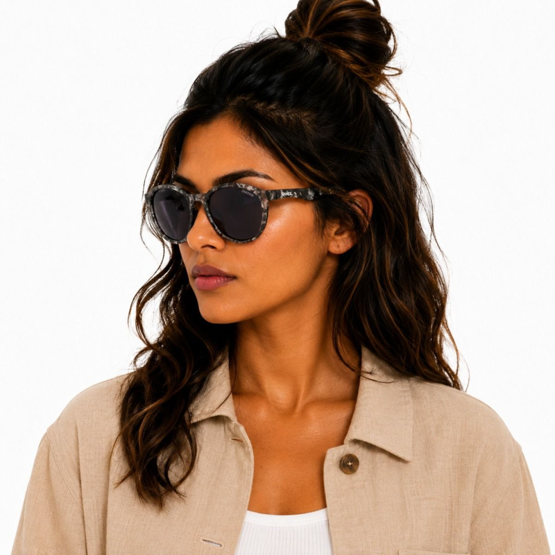 Sinner Clusia Polarised Sunglasses in Shiny Grey Tortoise/Matte Grey-4
