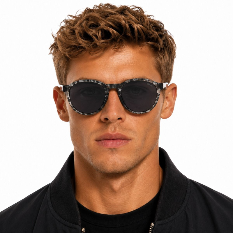 Sinner Clusia Polarised Sunglasses in Shiny Grey Tortoise/Matte Grey-5