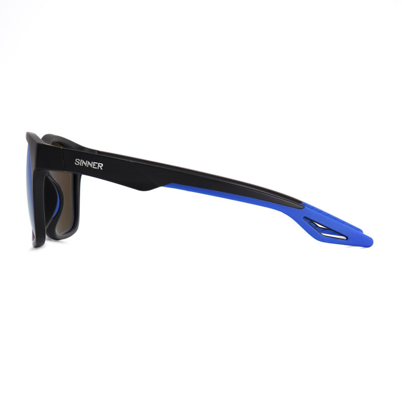 Sinner Faveira Polarised sunglasses in Matte Black/Ice Blue-1