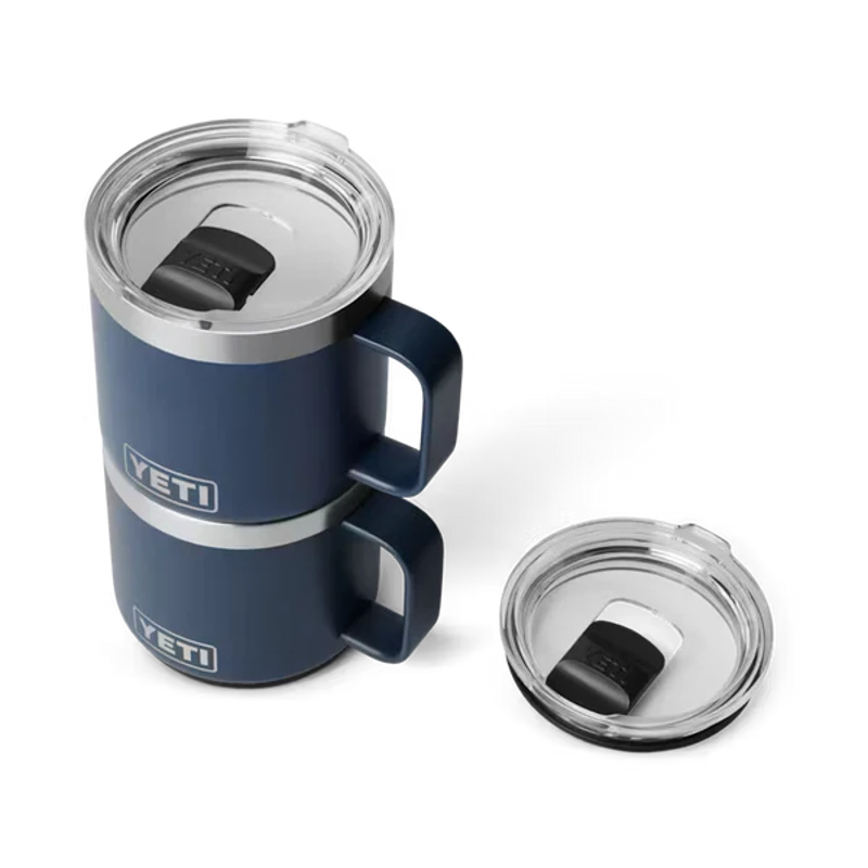 Yeti Rambler 14 oz Stackable Mug in Navy  -4