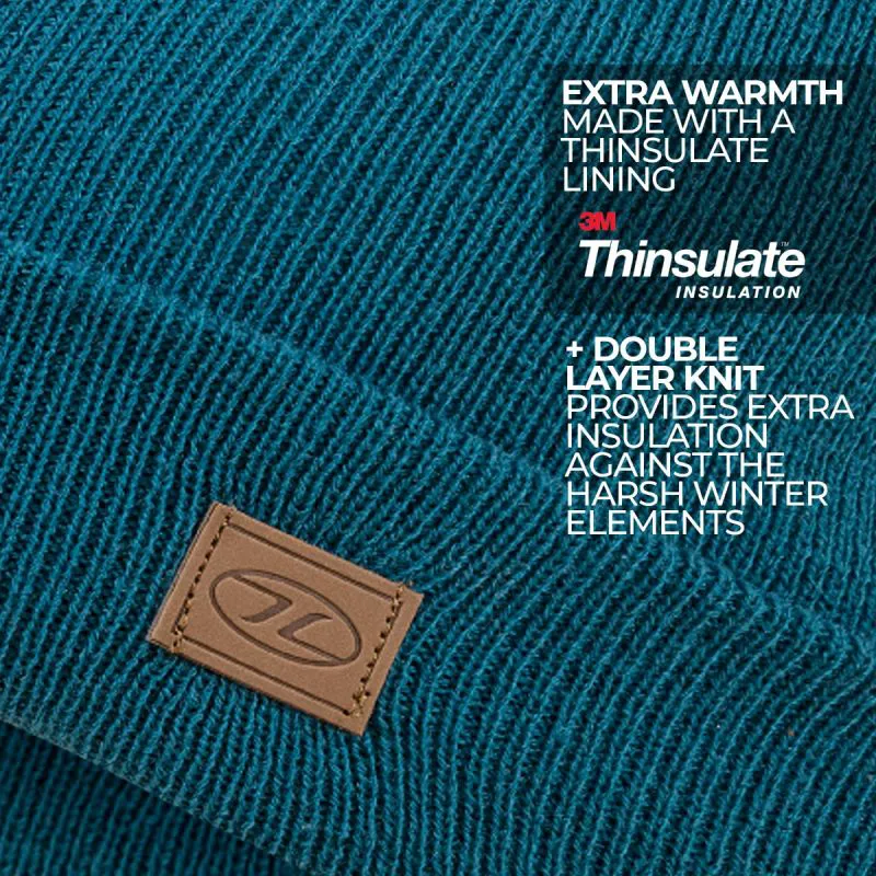 Highlander Thinsulate Ski Hat in Ocean Blue-1