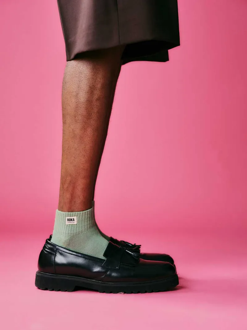 Roka Wembley Socks Womens in Matcha-3