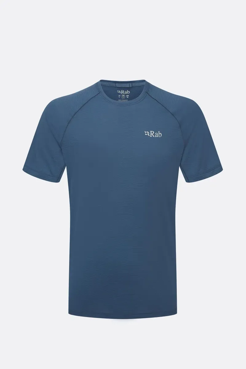 Rab Sonic Tee Mens in Tempest Blue
