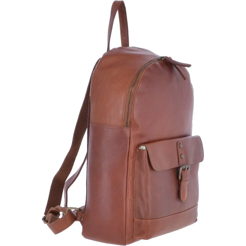 Ashwood Leather Rucksack in Tan-3