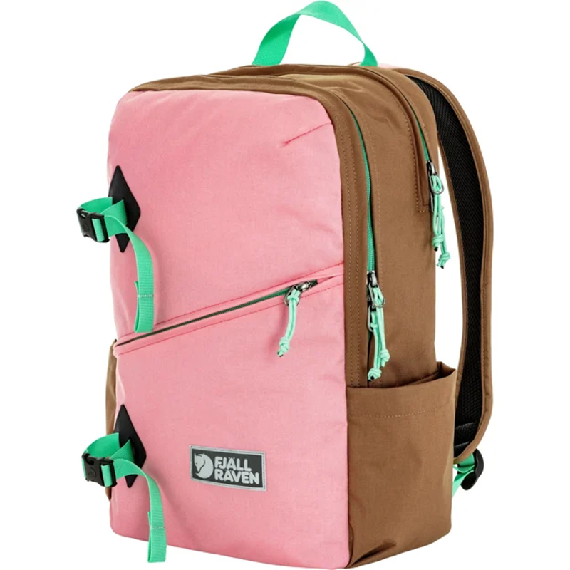 Fjallraven Vardag Backpack 17 in Poppy Pink-Khaki Dust-1