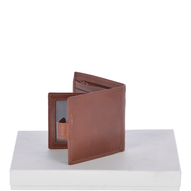 Ashwood 1258-VT Rfid Wallet in Tan-1