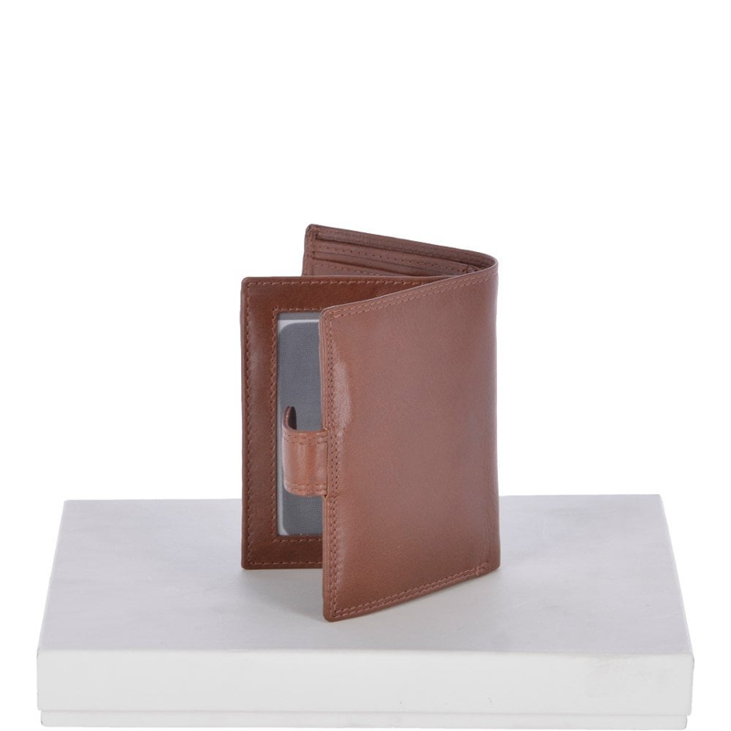 Ashwood 1246-VT RFID Wallet in Brown-1