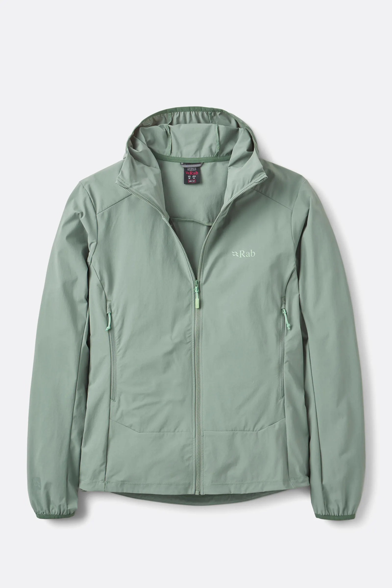 Rab Borealis Hoody Womens in Dark Fig Green