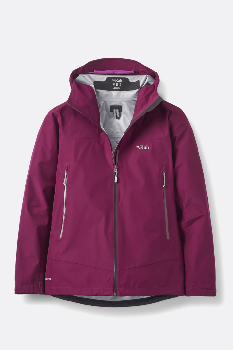 Rab Namche GTX Jacket Womens in Mulberry