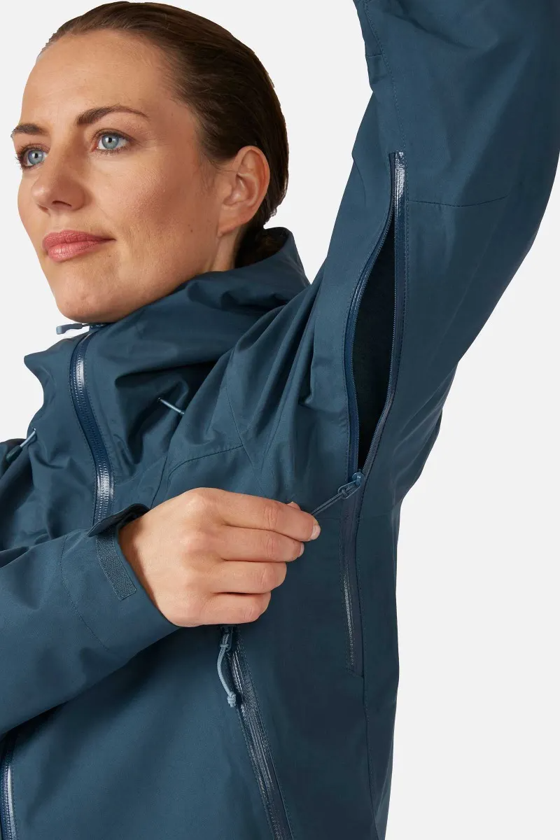 Rab Namche GTX Jacket Womens in Mulberry-1