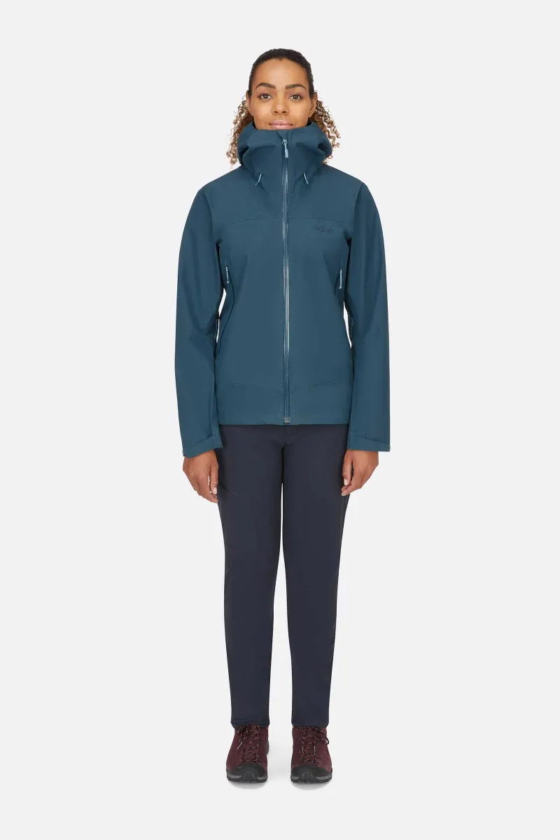 Rab Namche GTX Jacket Womens in Mulberry-5