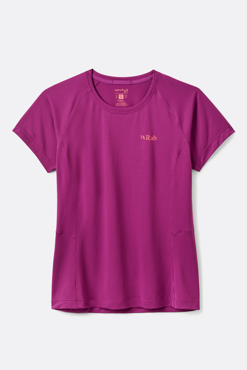 Rab Sonic Tee Womens in Plum