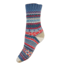 Gemjar Nordic Patterned Socks Womens in Red and Blue 