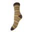 Gemjar Nordic Pattern Socks Womens in Beige and Brown