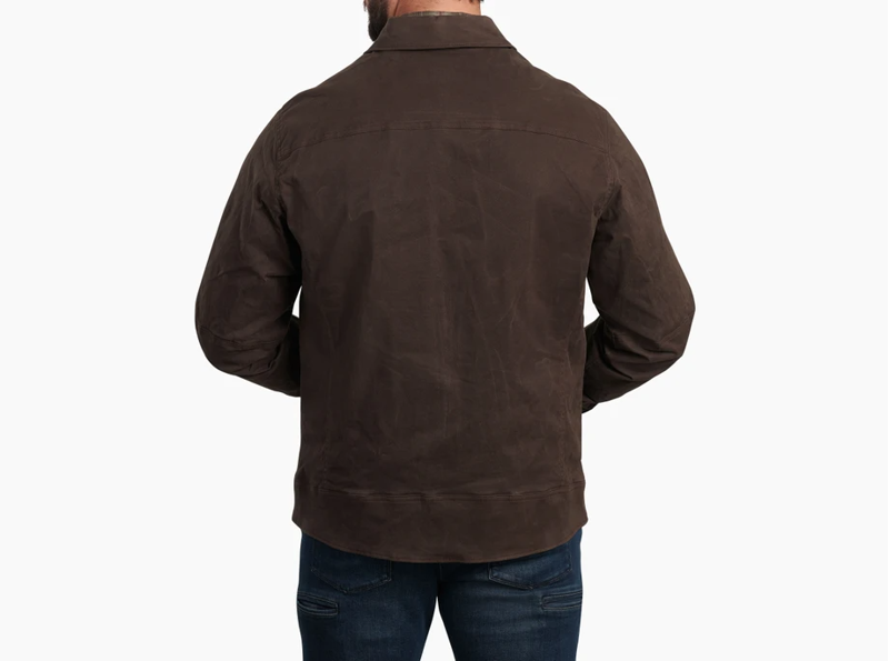 Kuhl Outlaw Waxed Jacket Mens in Turkish Coffee-1