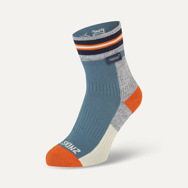 Sealskinz Surlingham Waterproof Ankle length Sock in Blue