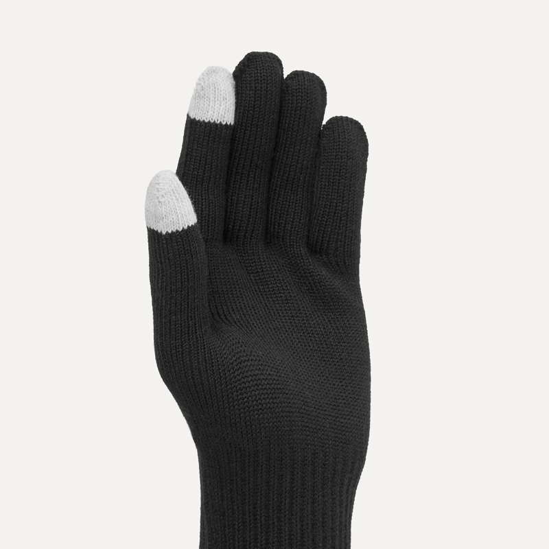 Sealskinz Hanworth Solo Merino Glove in Black-2