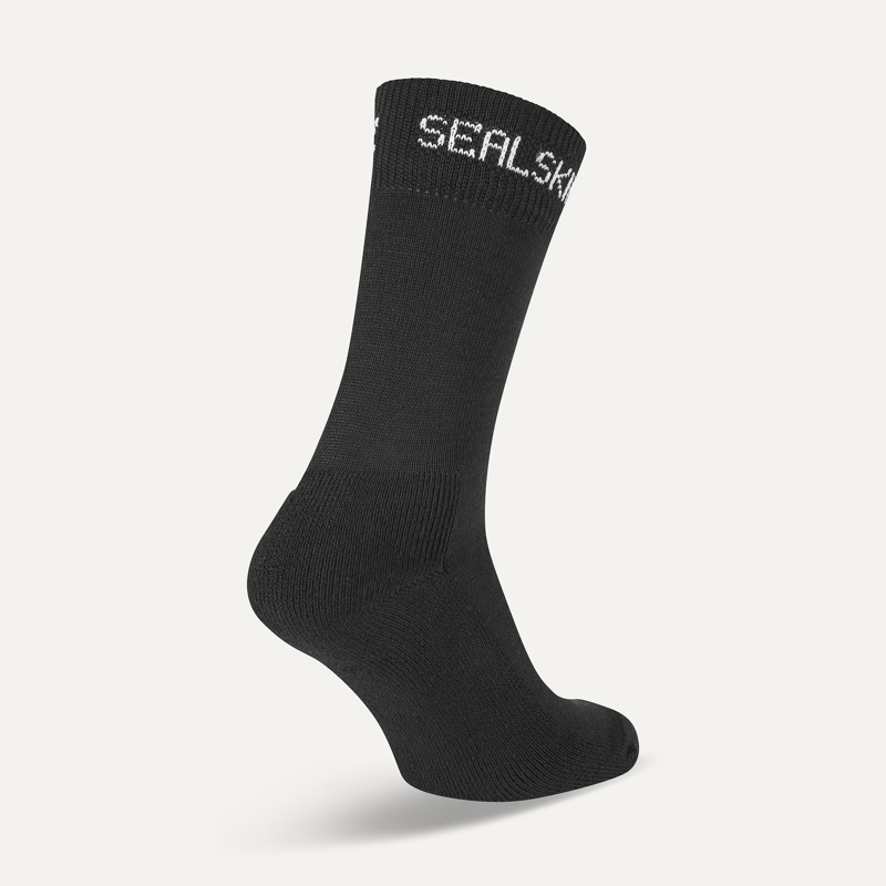 Sealskinz Suffield Merino Liner Sock in Black-1