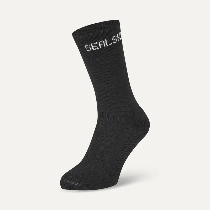 Sealskinz Suffield Merino Liner Sock in Black