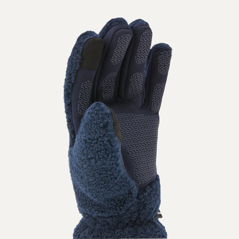 Sealskinz Hoveton Waterproof Sherpa Fleece Glove in Navy-1