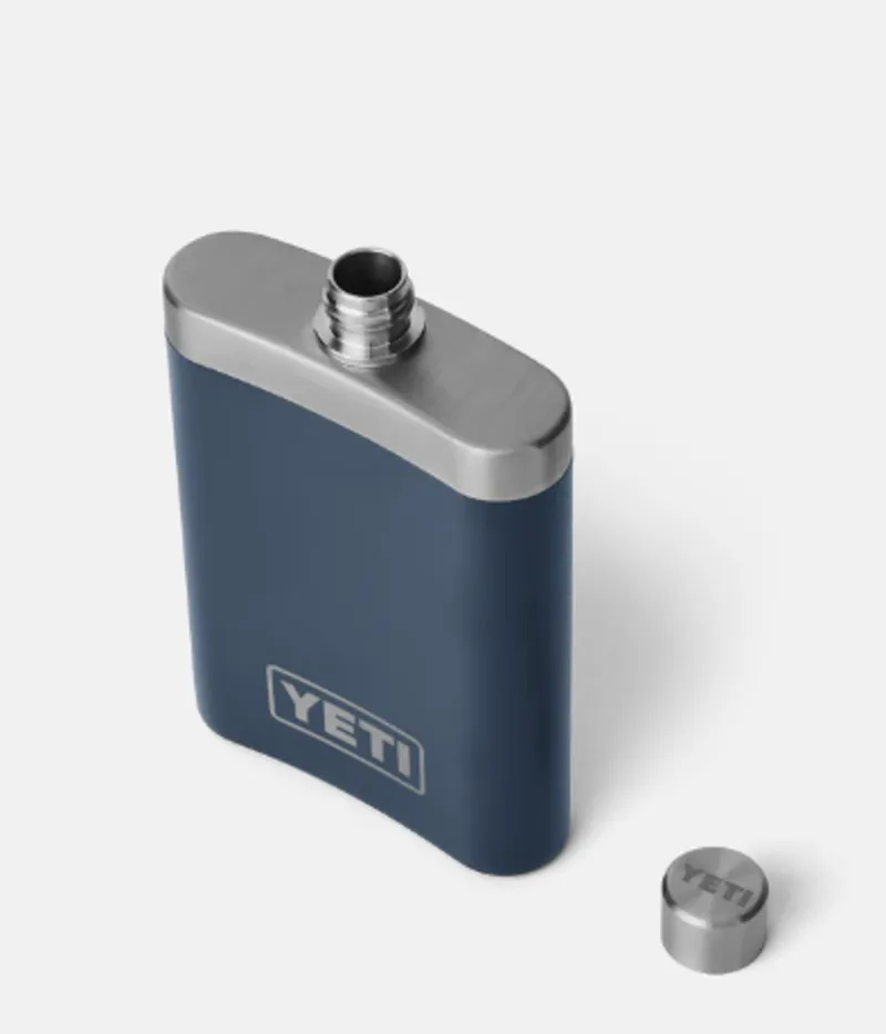 YetI Hip Flask in Navy-1