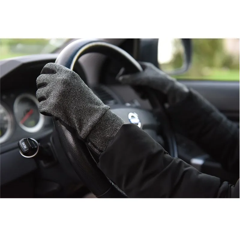 Extremities Herringbone Liner Touch Glove-2